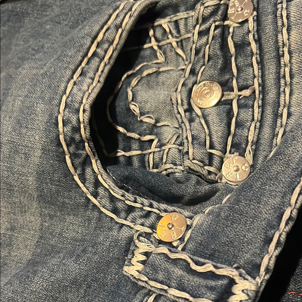 True Religion Ricky Blue Denim Jeans size 42 - Picture 2 of 5